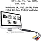 Frendorf | USB zu RCA Kabel 60+ Unterstützt Vista 64 / Win 7 / Win 8 / Win 10 / Mac OS