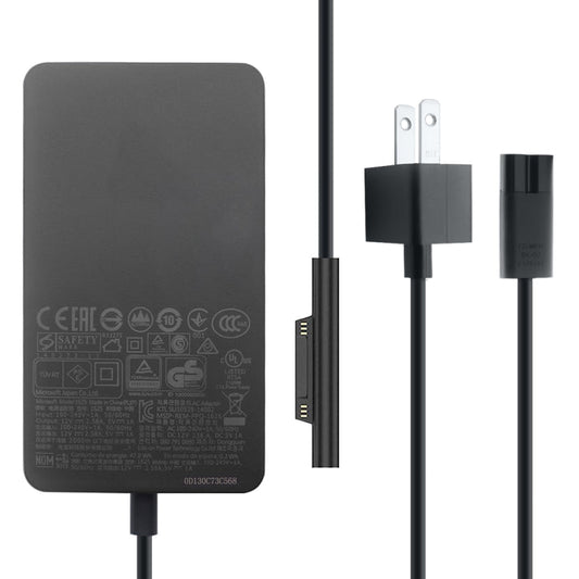Frendorf | 36W 12V 2.58A / 5V 1A AC Adapter Ladegerät für Microsoft Surface Pro 3 / 4, US-Stecker