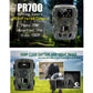 Frendorf | PR700 1080P Wildtier Jagdkamera Bewegungsaktivierte Nachtsicht Camcorder für Outdoor-Tracking Scan Trigger