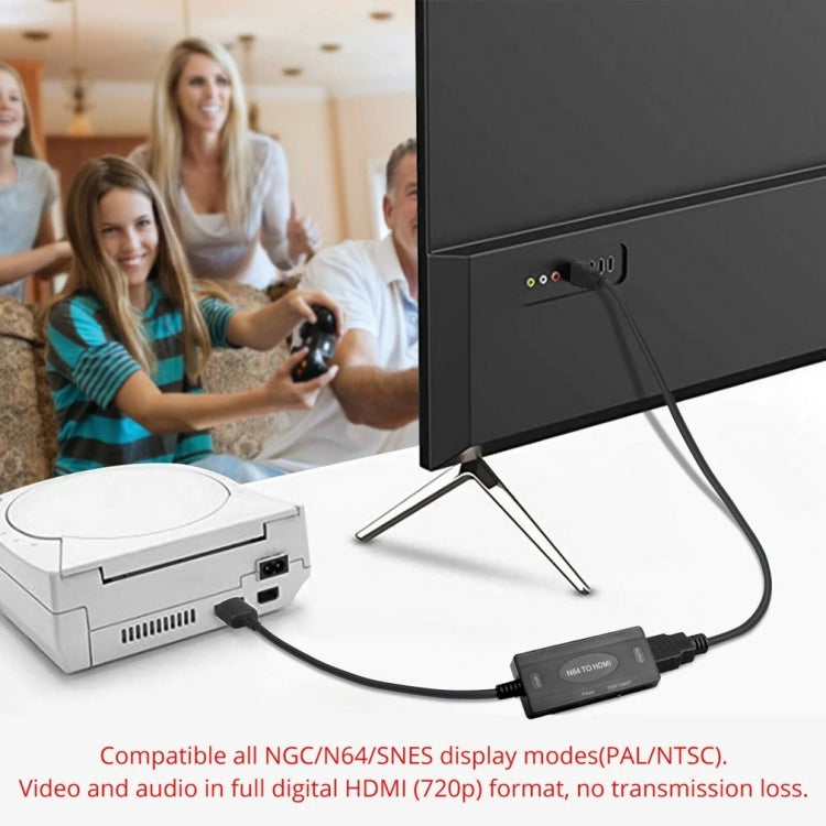 Frendorf | 1080P N64 zu HDMI Digital-Analog-Konverter Video-Kabeladapter