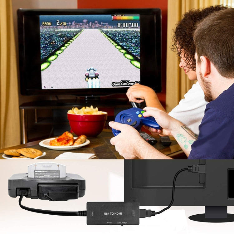 Frendorf | 1080P N64 zu HDMI Digital-Analog-Konverter Video-Kabeladapter