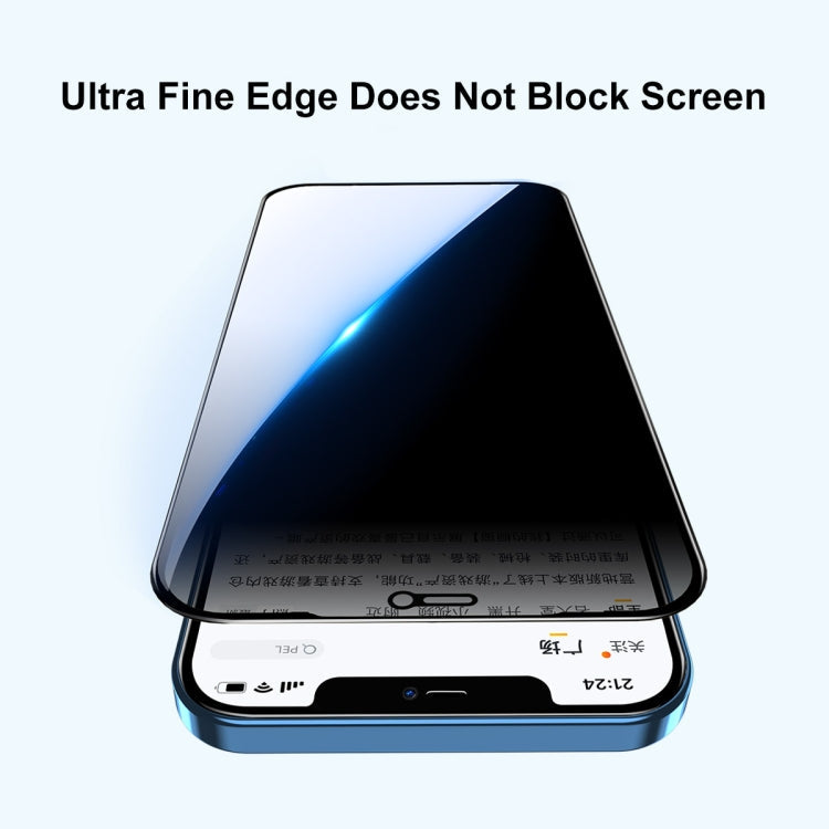 Frendorf | 2 PCS ENKAY Hat-Prince Vollständige Abdeckung 28 Grad Datenschutzbildschirmfolie Anti-Spion Tempered Glass Film für iPhone 11 Pro Max