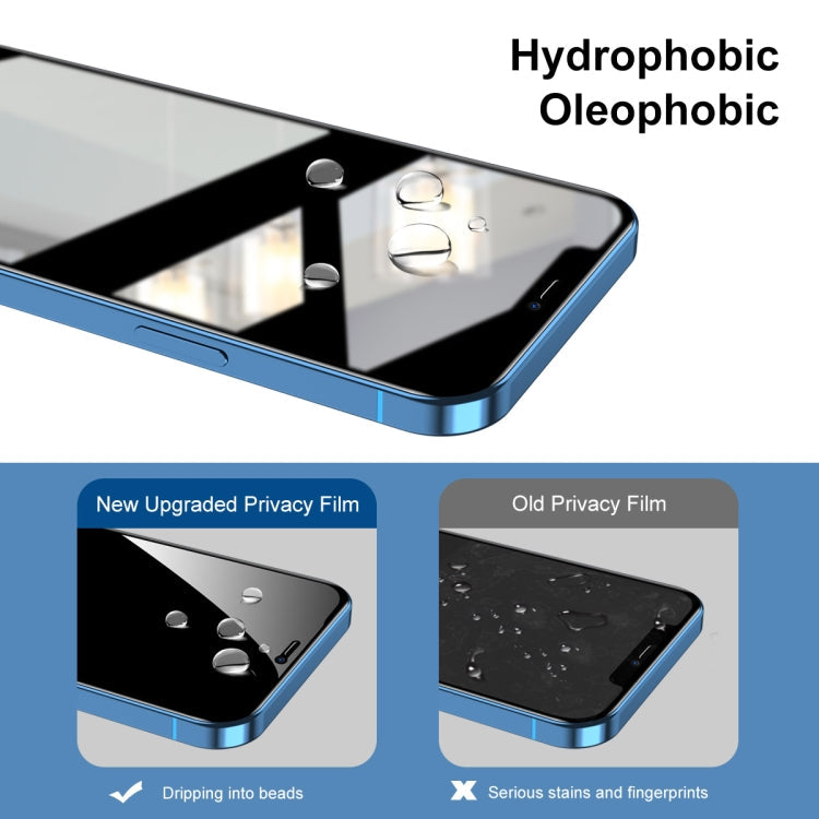Frendorf | 2 PCS ENKAY Hat-Prince Vollständige Abdeckung 28 Grad Datenschutzbildschirmfolie Anti-Spion Tempered Glass Film für iPhone 11 Pro Max