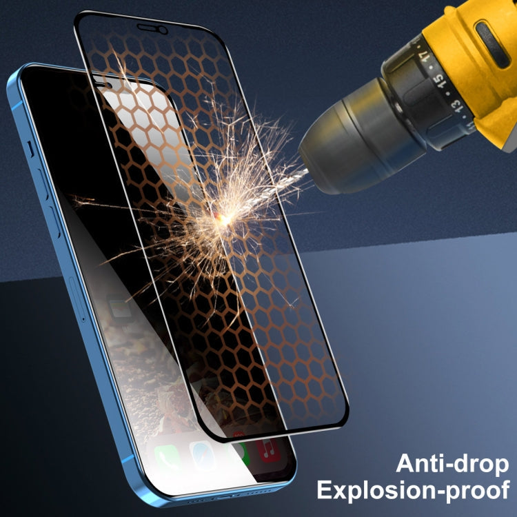 Frendorf | 2 PCS ENKAY Hat-Prince Vollständige Abdeckung 28 Grad Datenschutzbildschirmfolie Anti-Spion Tempered Glass Film für iPhone 11 Pro Max
