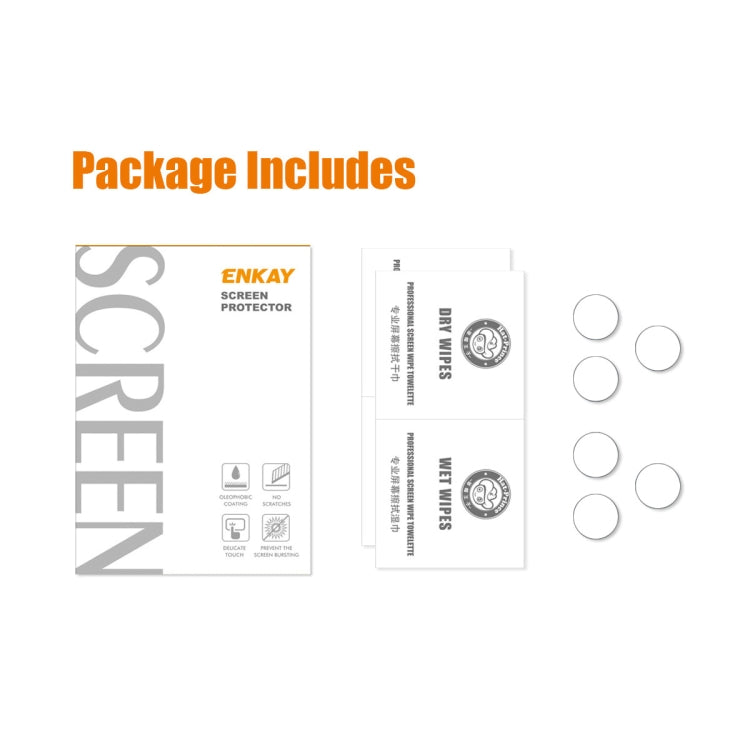 Frendorf | Für iPhone 13 Pro / 13 Pro Max 2 Set ENKAY Hat-Prince Case Friendly Gehärtetes Glas Kamera Linse Film Anti-Kratzer Schutz