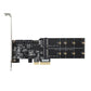 Frendorf | SATA3.0 PCIE3.0 zu 2-port M.2 (B-KEY) Adapter Karte