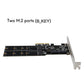 Frendorf | SATA3.0 PCIE3.0 zu 2-port M.2 (B-KEY) Adapter Karte