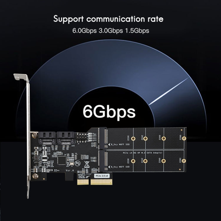 Frendorf | SATA3.0 PCIE3.0 zu 2-port M.2 (B-KEY) Adapter Karte