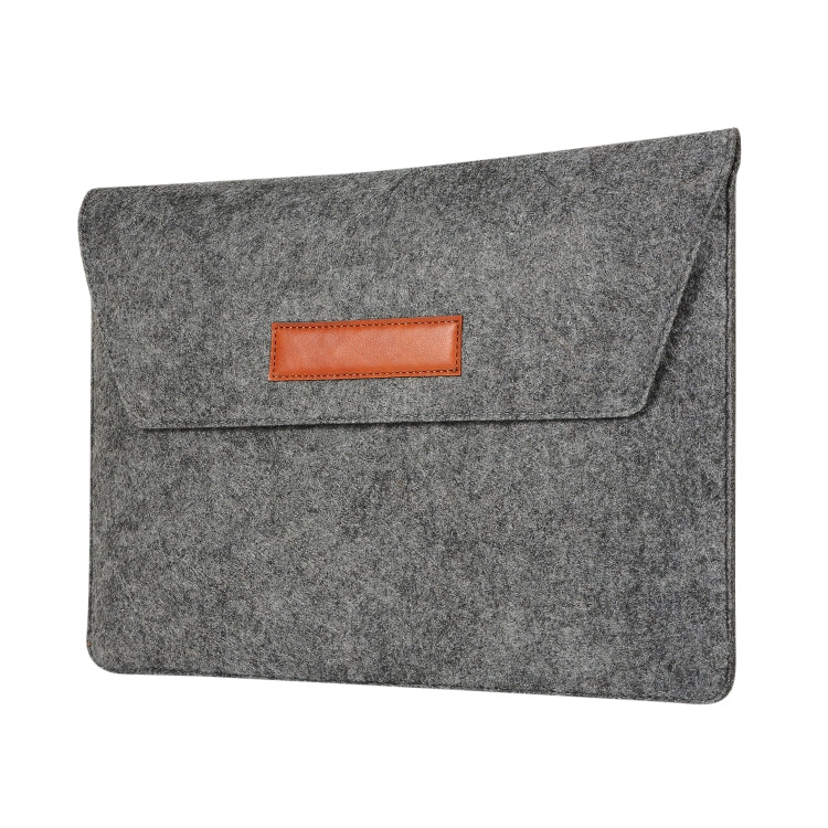 Frendorf | Filztaschen Laptop-Tasche Notebook-Schutzhülle für 13 Zoll (Schwarz)