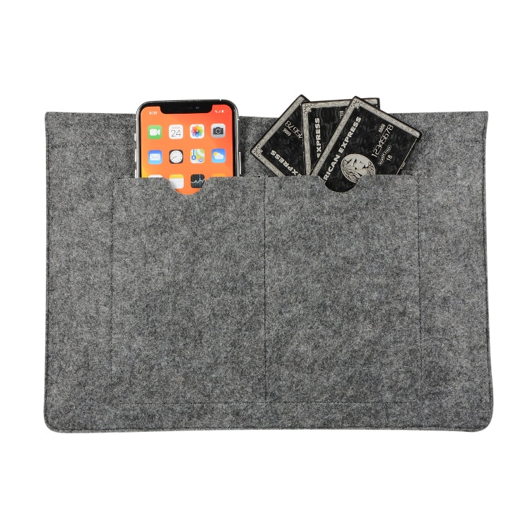 Frendorf | Filztaschen Laptop-Tasche Notebook-Schutzhülle für 13 Zoll (Schwarz)