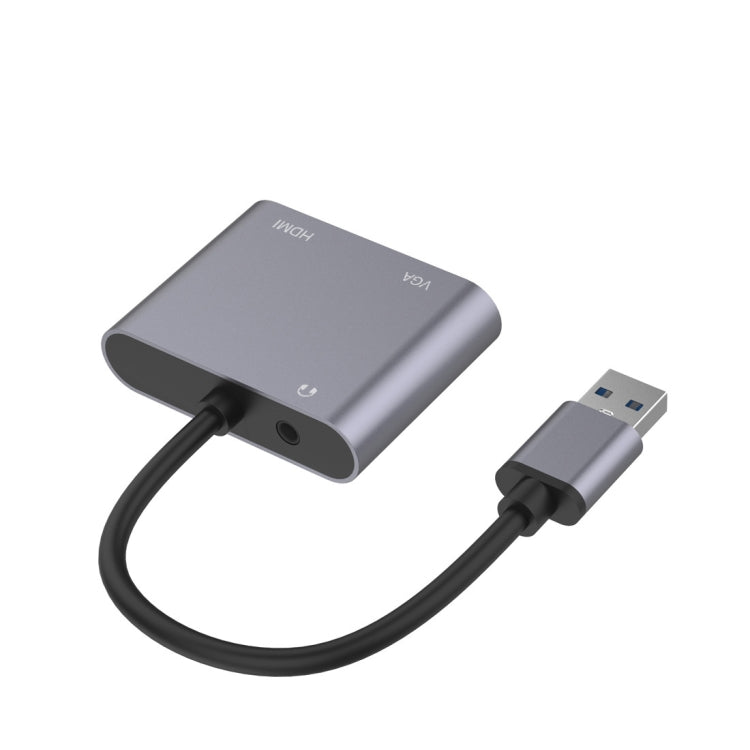Frendorf | 3 in 1 USB zu HDMI / VGA / Audio HUB Adapter