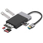 Frendorf | 6-in-1 USB 3.0 zu USB3.0 x 2+CF-Karte+TF-Karte+SD-Karte+XQD-Karte HUB-Adapter