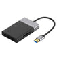 Frendorf | 6-in-1 USB 3.0 zu USB3.0 x 2+CF-Karte+TF-Karte+SD-Karte+XQD-Karte HUB-Adapter