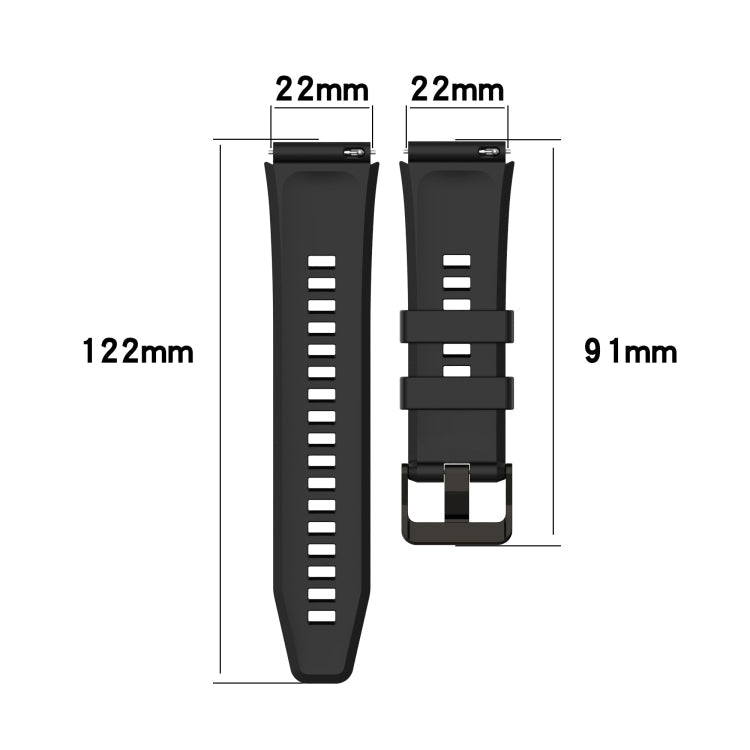 Frendorf | For Honor Watch GS3 22mm Vertikales Silikon-Uhrenarmband (Grün)