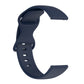 Frendorf | For Honor Watch ES 20mm Einfarbiges Silikon-Uhrenarmband (Navy Blau)
