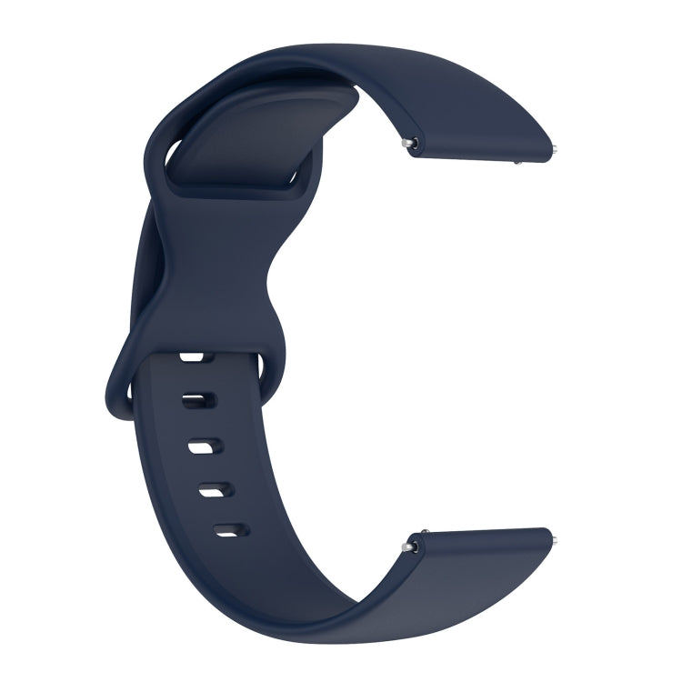 Frendorf | For Honor Watch ES 20mm Einfarbiges Silikon-Uhrenarmband (Navy Blau)