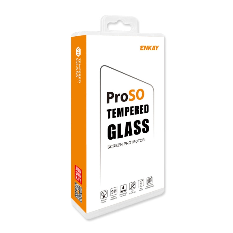 Frendorf | Für iPhone 14 Plus 5 Stück ENKAY 6D Vollkleber Temp glas Vollfilm