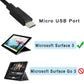Frendorf | Für Microsoft Surface3 1624 1645 Power Adapter 5.2v 2.5a 13W Android Port Ladegerät, UK Stecker