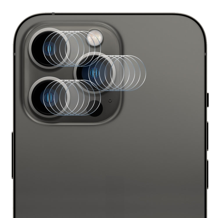 Frendorf | Für iPhone 14 Pro / 14 Pro Max 5 Set ENKAY 3 in 1 0,2 mm 9H gehärtetes Glas Objektivfolie
