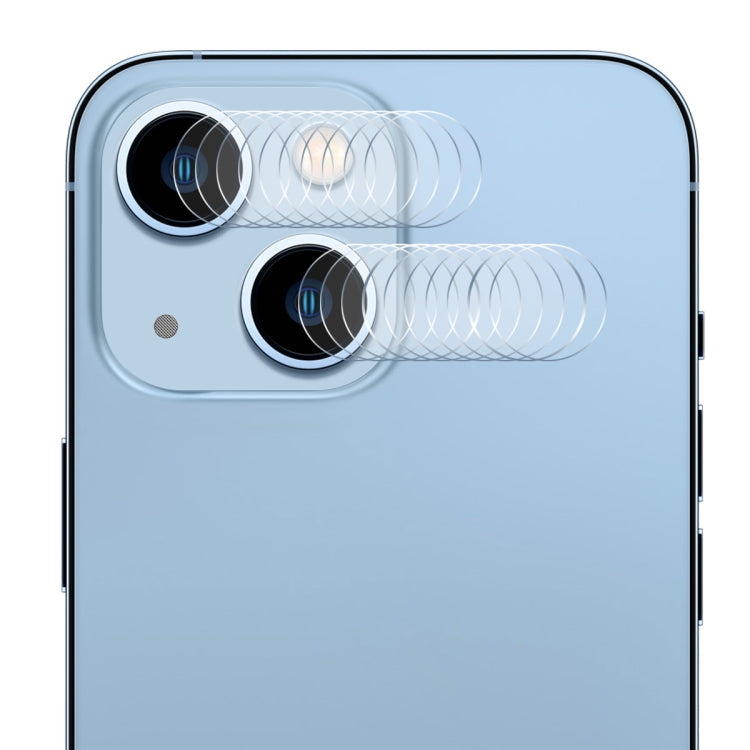 Frendorf | Für iPhone 14 / 14 Plus 10 Set ENKAY 2 in 1 0,2 mm 9H gehärtete Glas Objektivfolie