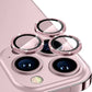 Frendorf | Für iPhone 13 Pro / 13 Pro Max ENKAY Glitter Rücklinse Aluminiumlegierung gehärtete Glasfolie (Rosa)