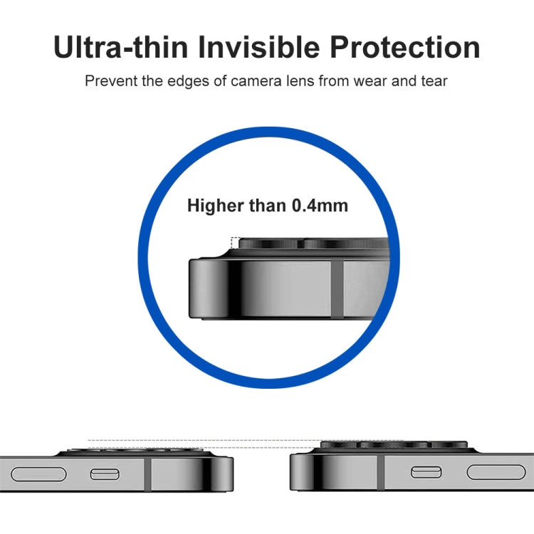 Frendorf | Für iPhone 14 / 14 Plus ENKAY 9H Rücklinse Aluminiumlegierung Gehärtetes Glas Film (Rot)
