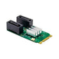 Frendorf | ST551 6Gbps PCIe B+M Schlüssel zu 2 Port SATA 3.0 Karte M.2 zu dual SATA Adapter