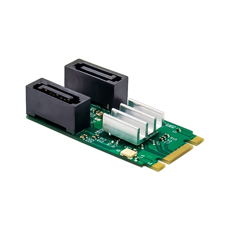 Frendorf | ST551 6Gbps PCIe B+M Schlüssel zu 2 Port SATA 3.0 Karte M.2 zu dual SATA Adapter