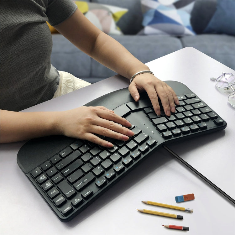 Frendorf | 390B Ergonomische kompakte Gaming-Tastatur