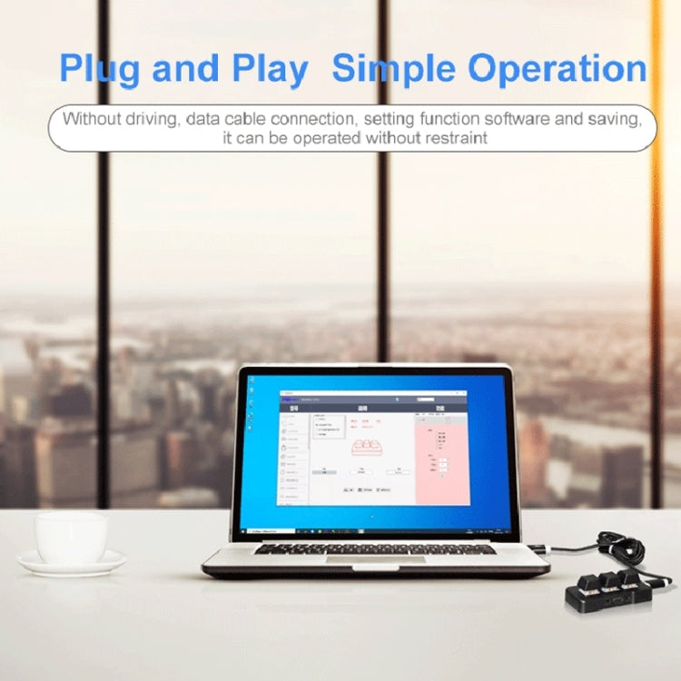 Frendorf | MK321BT Bluetooth 5.1 3 Tasten Anpassbare Tasten Spiel Büros PS Clip Makro Programmierung Tastatur (Schwarz)