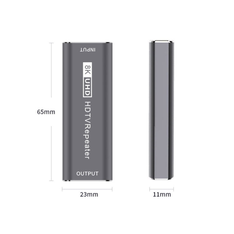 Frendorf | JUNSUNMAY 8K 30m HDMI Adapter Signalverstärker HDMI Repeater Extender(Grau)