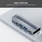 Frendorf | ENKAY Hat-Prince 5 in 2 Hub Typ-C zu 4K HDMI / USB 3.0 Dockingstation Adapter