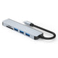 Frendorf | ENKAY Hat-Prince 6 in 1 Typ-C zu 4K HDMI Dockingstation Adapter USB-C Hub SD/TF Kartenleser