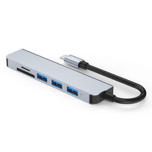 Frendorf | ENKAY Hat-Prince 6 in 1 Typ-C zu 4K HDMI Dockingstation Adapter USB-C Hub SD/TF Kartenleser