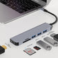 Frendorf | ENKAY Hat-Prince 6 in 1 Typ-C zu 4K HDMI Dockingstation Adapter USB-C Hub SD/TF Kartenleser