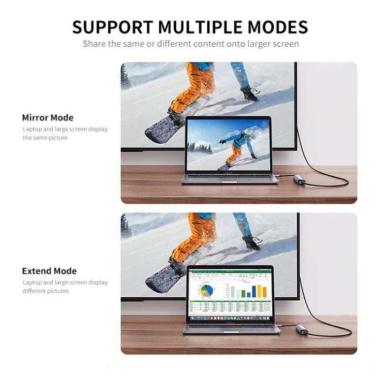Frendorf | ENKAY Hat-Prince 6 in 1 Typ-C Hub 4K HDMI Dockingstation Adapter USB-C PD Schnellladung SD/TF Kartenleser