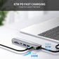 Frendorf | ENKAY Hat-Prince 7 in 1 Typ-C zu 4K HDMI Dockingstation Adapter PD Schnellladehub
