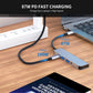 Frendorf | ENKAY Hat-Prince 5 in 1 Type-C Hub 4K HDMI Konverter Dockingstation 3.5mm Audio Jack Adapter