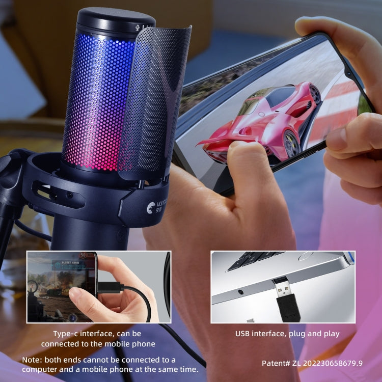 Frendorf | Yanmai GM7 USB Gaming Laptop Mikrofon mit RGB Licht