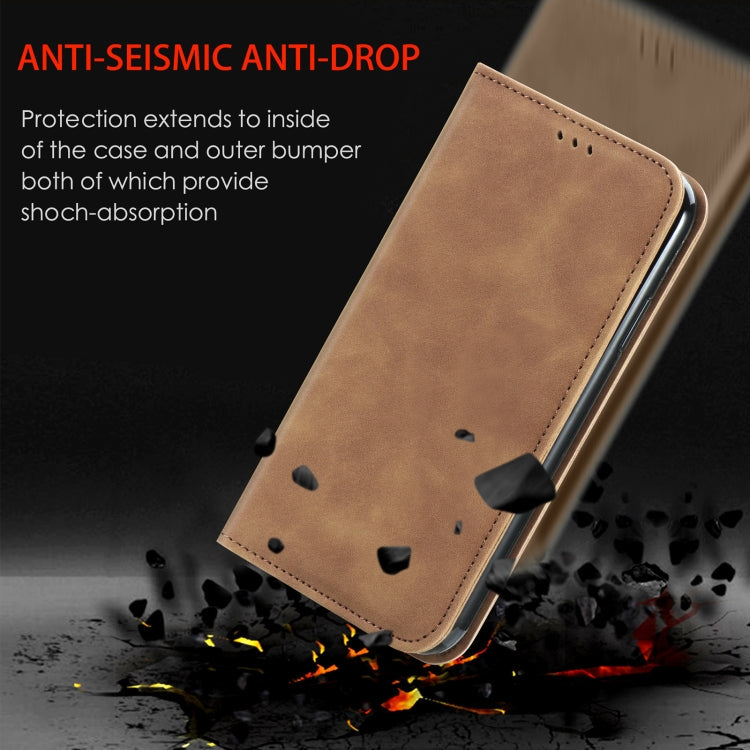 Frendorf | Für Samsung Galaxy S24 Ultra 5G Retro Skin Feel Magnetic Leather Phone Case (Grün)