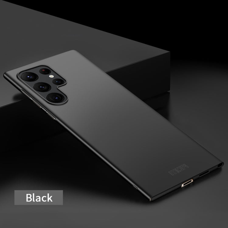Frendorf | Für Samsung Galaxy S24 Ultra 5G MOFI Frosted PC Ultra-dünne Hard Phone Case (Schwarz)