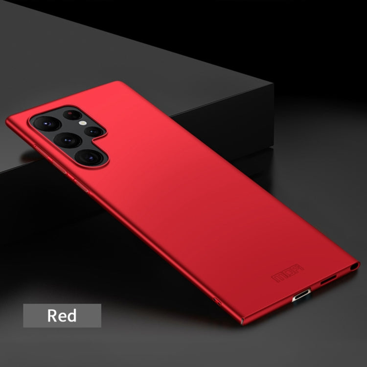 Frendorf | Für Samsung Galaxy S24 Ultra 5G MOFI Frosted PC Ultra-dünne Hartschale (Rot)