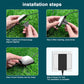 CP01 Outdoor WIFI Smart APP Steuerung Gartenlampe Musik-Synchronisation Außen Bodenlichter (US-Stecker)