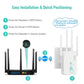 Frendorf | U10 1200Mbps Signal Booster WiFi Extender WiFi Antenne Dual Band 5G Wireless Signal Repeater (US Stecker)