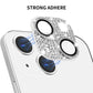 Frendorf | Für iPhone 13 / 13 mini ENKAY Hat-Prince Blink Diamond Kameraobjektiv Aluminiumlegierung Gehärtetes Glas Folie (Blau)