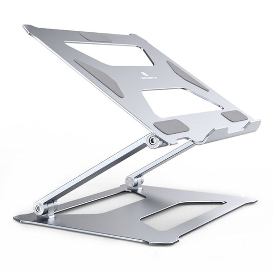 Frendorf | Boneruy P18 Ergonomischer Schreibtisch Aluminium Halter für 14-17,3 Zoll Laptops (Silber)
