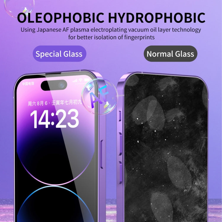 Frendorf | Für iPhone 14 Pro Max 2 Stück ENKAY Hat-Prince 0,1 mm Ultrathin Anti-Reflexions-Spezialglasfolie