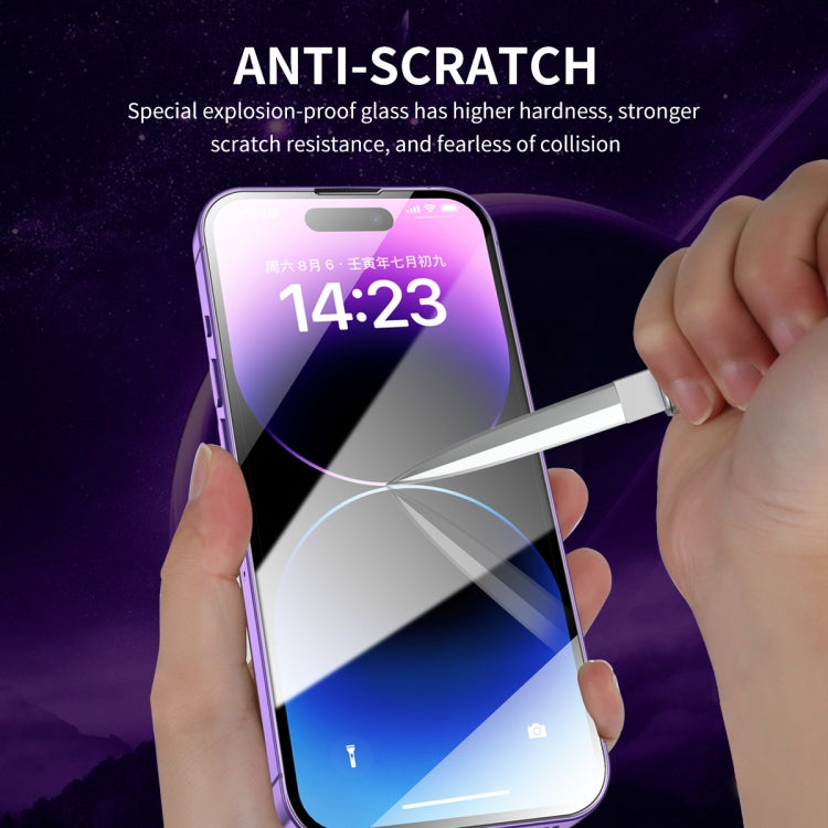 Frendorf | Für iPhone 14 Pro Max 2 Stück ENKAY Hat-Prince 0,1 mm Ultrathin Anti-Reflexions-Spezialglasfolie