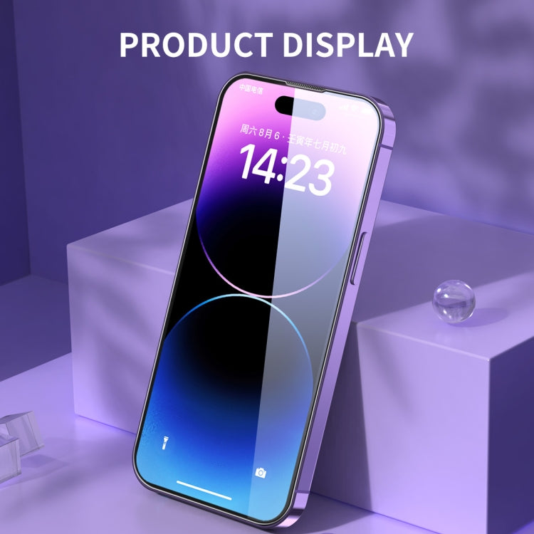 Frendorf | Für iPhone 14 Pro Max 2 Stück ENKAY Hat-Prince 0,1 mm Ultrathin Anti-Reflexions-Spezialglasfolie