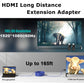 Frendorf | HDMI Extender 50m Audio Video 1080P über Cat5 Cat6 Ethernet Kabel Übertragung verlustfreies Signal HDMI Langstreckenverlängerungsadapter
